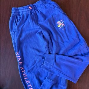 Nike Kids' Purple Athletic Jogger Sweat Pants